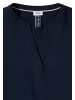 Cecil Bluse in Unifarbe in Blau