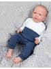 TupTam Baby Jungen Jogginghose mit Breitem Bund 3er Pack in blau/grau