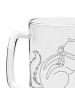 Mr. & Mrs. Panda Gravur Bierkrug Eichhörnchen Smoothie ohne Spruch in Transparent