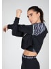 Gorilla Wear Crop-Top-Hoodie - Zion - Schwarz