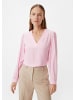 comma Bluse langarm in Pink