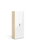 ebuy24 Kleiderschrank Petra Eiche Dekor 79 x 50 cm