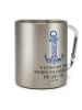 Mr. & Mrs. Panda Trinkbecher Anker Blau mit Spruch in Silber