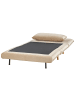 Beliani Schlafsofa SETTEN in Beige/Braun - (W) 104 x (H) 82 x (L) 90 cm