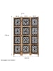 Homestyle4u 3-tlg. Paravent in Braun 120x170