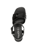 Tamaris WIDE FIT Sandalette in BLACK NAPPA
