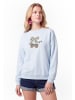 myMo Women Sweatshirt in Light Blue