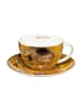 Goebel Tee-/ Cappuccinotasse " Gustav Klimt - Der Kuss " in Klimt - Kuss