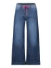 CARTOON Casual-Hose mit weitem Bein in Dark Blue Denim