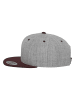  Flexfit Snapback - Classic in h.grey/maroon