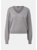 comma Strickpullover langarm in Grau