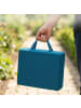 relaxdays Kniekissen in Dunkelgrün - (B)61 x (H)6 x (T)34 cm