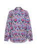usha FESTIVAL Damen Bluse in Blau Mehrfarbig