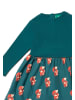 Little Green Radicals Langärmeliges Bio-Twirlerkleid in Blau