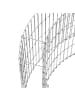 SONGMICS Gabione in Silbern - (B)110 x (H)60 x (T)110 cm