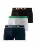 Buffalo Boxer in grau-meliert, navy, schwarz