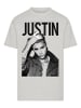 F4NT4STIC T-Shirt Justin Bieber in grau meliert