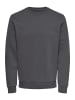 ONLY & SONS Sweatshirt Ceres in Dunkelgrau