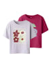 name it Pack Kurzarm T-Shirts Nmfhenisa 2er in love potion
