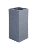 Beliani Outdoor Blumentopf DION in Grau - (W) 33 x (H) 70 x (L) 33 cm