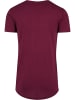 Urban Classics Lange T-Shirts in port