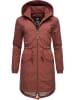 ragwear Wintermantel Crescend in Terracotta