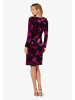 Adrianna Papell Knielanges Cocktailkleid Surplus Velvet Midi Dress in Black_Violet