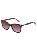 Carolina Herrera Sonnenbrille in Bordeaux