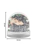 Mr. & Mrs. Panda Weihnachts Schneekugel Hund Marienkäfer mit Spruch in Kreidetafel
