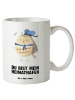 Mr. & Mrs. Panda Tasse Eule Matrose mit Spruch in Weiß