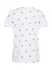 SAINT TROPEZ T-shirt JoshaSZ Gerade Passform in Black Beauty Bow Print