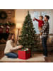relaxdays Weihnachtskugel-Aufbewahrungsbox in Rot/ Grün - (B)33 x (H)33 x (T)33 cm