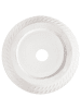 Beliani Outdoor Blumentopf LIVADIA in Weiß - (W) 19 x (H) 22 x (L) 19 cm