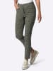 Sieh an! Bengalinhose in khaki-graphit-bedruckt