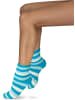 normani 2 Paar Kuschel-Socken Ringel in Blau