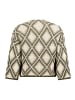 CARTOON Strick-Cardigan mit Jacquard in Khaki/Beige