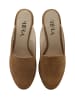 IZIA Damen Leder Slipper in Kamel