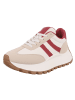 Ital-Design Freizeitschuh in Rot und Beige