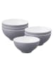 Seltmann Weiden 6er Set Schüsseln Life Fashion ø 15,5 cm in Elegant Grey