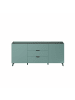 ebuy24 Sideboard Melton Blau 180 x 42 cm