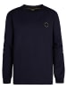 Petrol Industries Logo T-Shirt Großes Smoky in Blau
