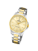 Festina Analog-Solaruhr Festina Solar Energy silber, gold mittel (ca. 34mm)