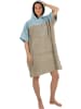 normani Damen Surfer Poncho Kuta in Hellblau