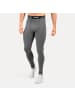 SMILODOX Kompressionshose Xion in Grau