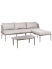 Beliani 2-tlg Sitzgruppe LEFFE in Beige