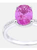 Diamant L'éternel Ring aus 375 Weißgold mit Diamant mit Saphir