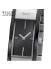 Regent Armbanduhr Regent Metallarmband schwarz, silber mittel (ca.18x38mm)