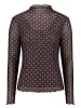 Zero  Halbarm-Shirt mit Muster in Brown/Blue
