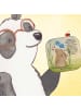 Mr. & Mrs. Panda Lustige Untersetzer Hase Blume Design mit Spruch in Weiß
