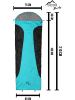 Normani Outdoor Sports Ultralight-Schlafsack (RV links) Runty in Petrol/Schwarz